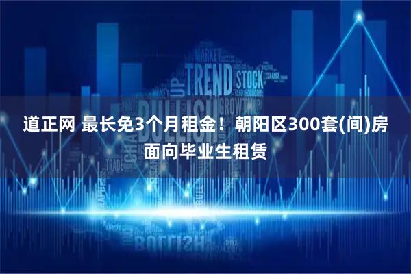 道正网 最长免3个月租金！朝阳区300套(间)房面向毕业生租赁