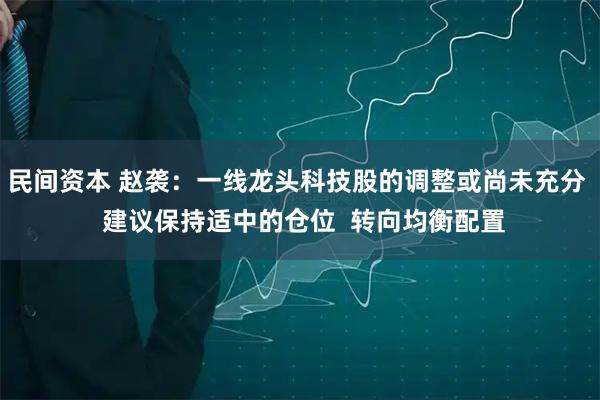 民间资本 赵袭：一线龙头科技股的调整或尚未充分  建议保持适中的仓位  转向均衡配置