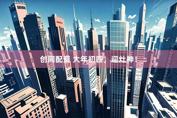 创同配资 大年初四，迎灶神！