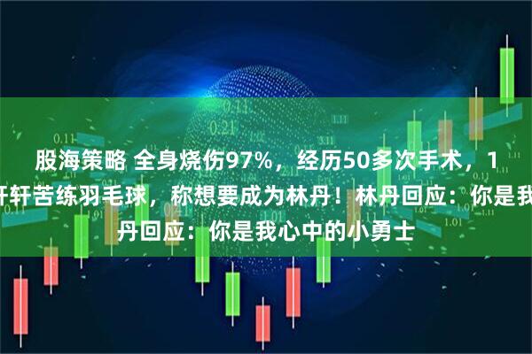 股海策略 全身烧伤97%，经历50多次手术，12岁烧伤男孩轩轩苦练羽毛球，称想要成为林丹！林丹回应：你是我心中的小勇士
