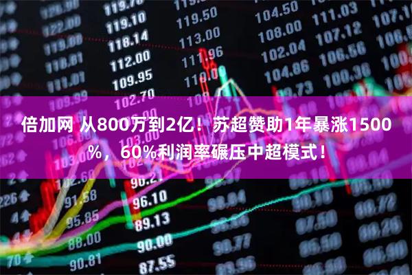 倍加网 从800万到2亿！苏超赞助1年暴涨1500%，60%利润率碾压中超模式！